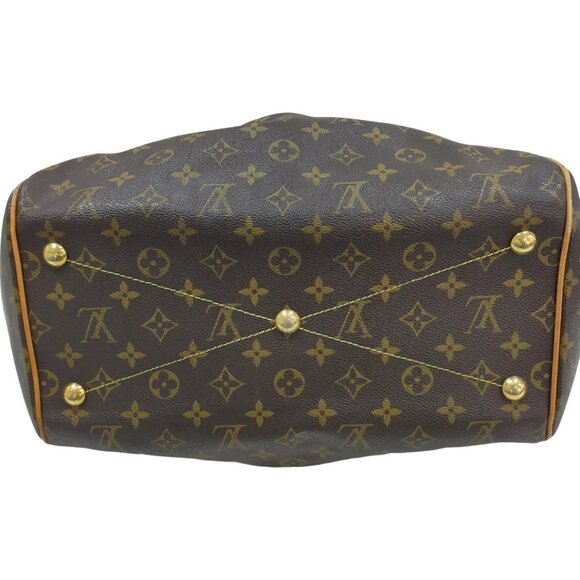 072411AL (S6) Louis Vuitton Tote Bag Tivoli GM Brown Monogram - Picture 4 of 9